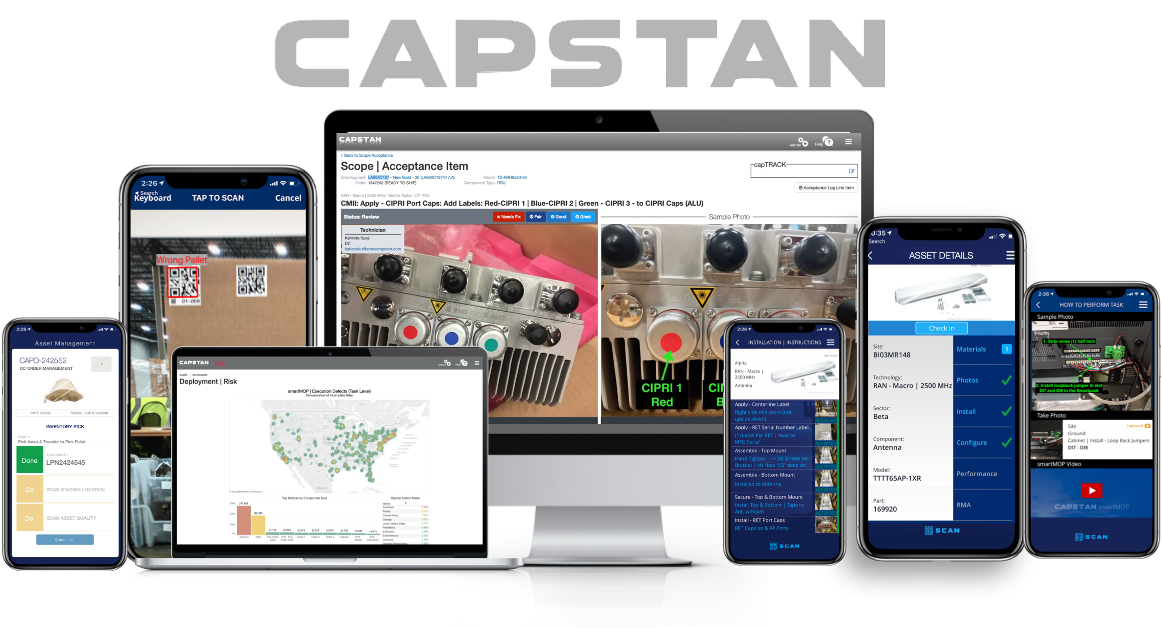 Capstan — the field product suite